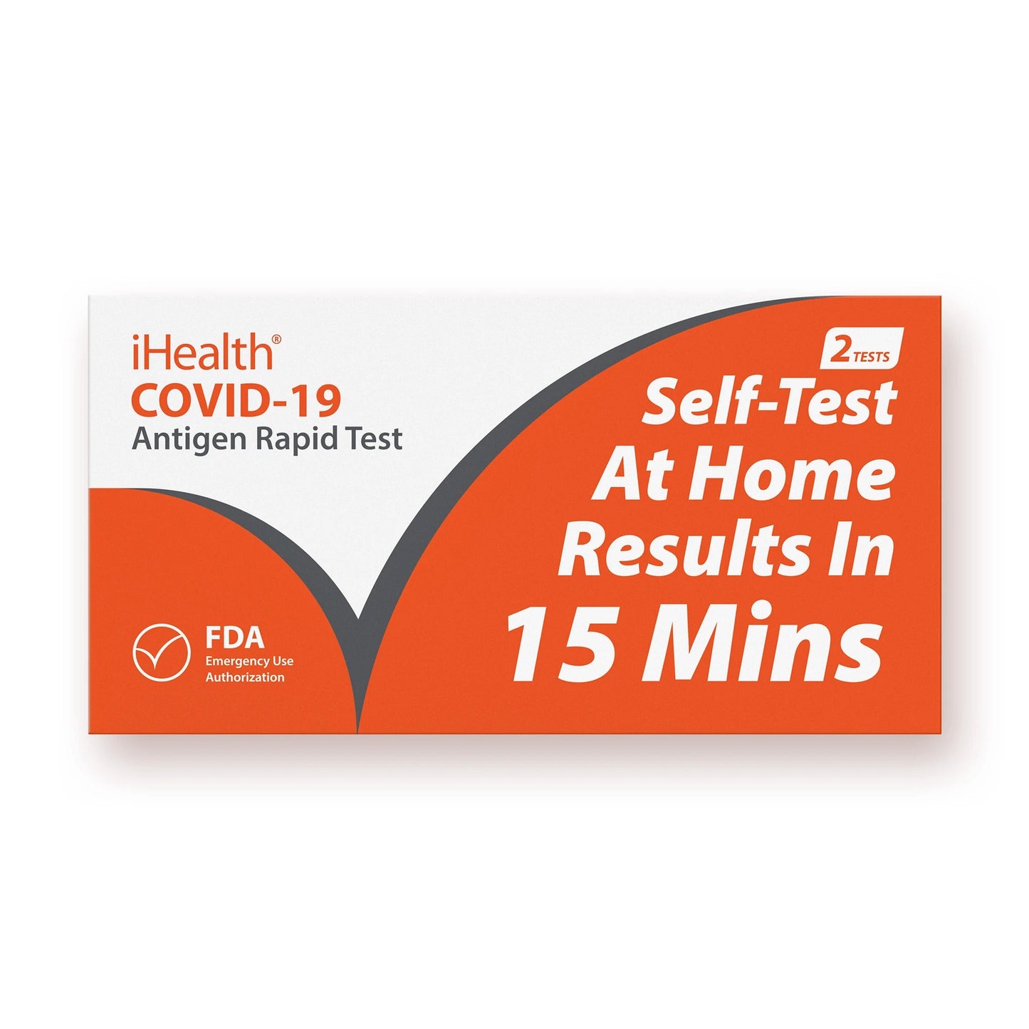 iHealth® COVID-19 Antigen Rapid Test | 2 Tests Per Kit |