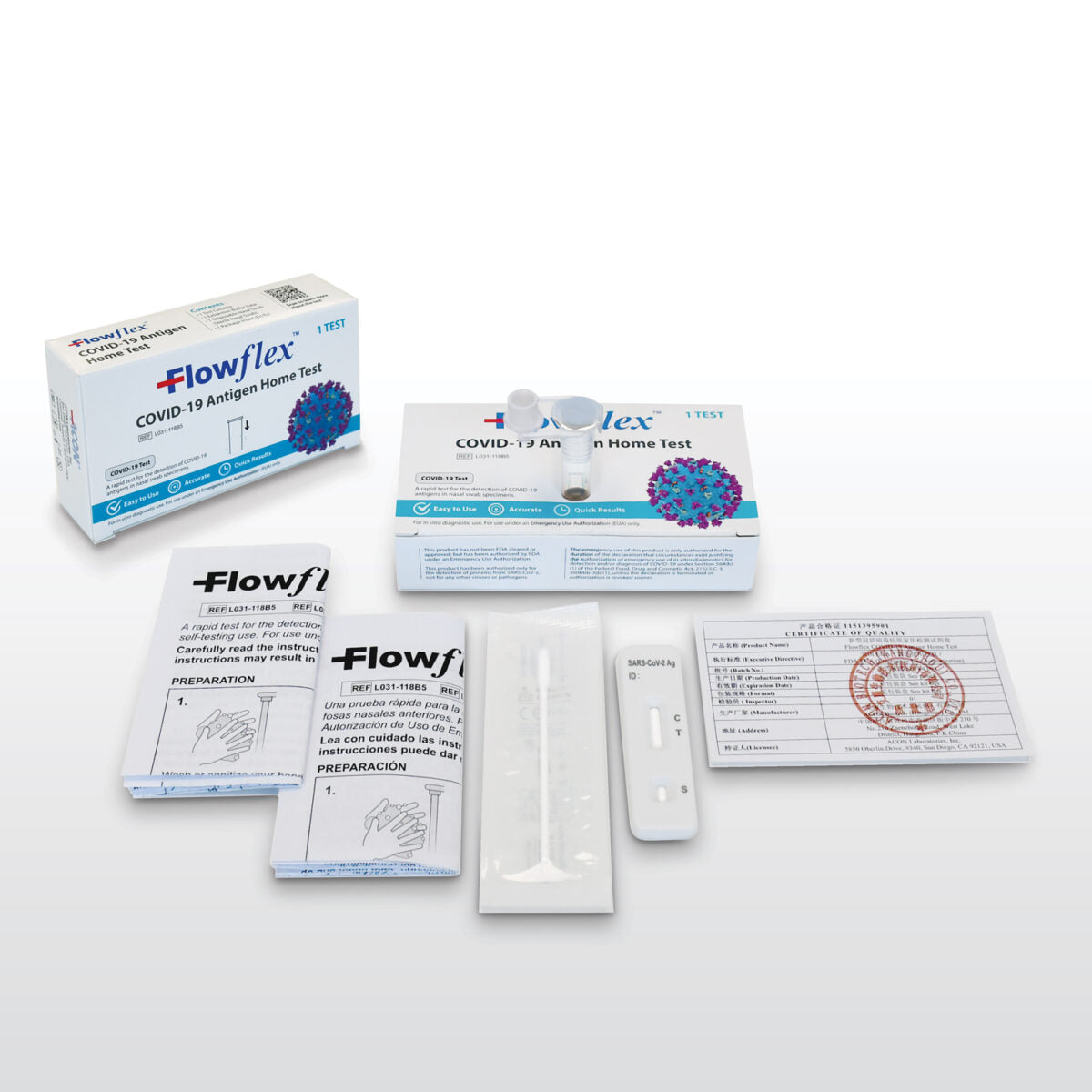 Prueba Rápida De Antígeno COVID-19 FlowFlex™