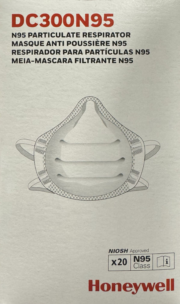 Honeywell DC300 N95 Disposable Respirator - Box of 20