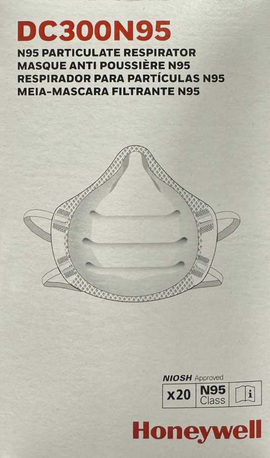 Honeywell DC300 N95 Disposable Respirator - Box of 20