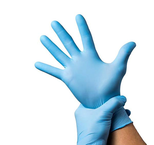 WeShield Powder-Free Disposable Exam Grade Nitrile Gloves