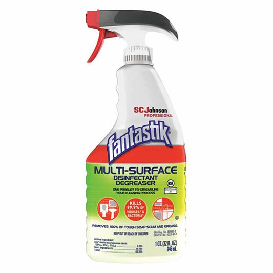 SC Johnson Professional® fantastik® Multi-Surface Disinfectant Degreaser - 32oz Spray Bottle