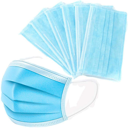 WeShield 3-ply Face Mask - Adult - Blue - 50 Per Pack